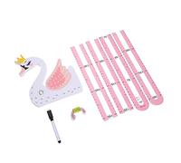 HEMOTON 1 Jeu règle de taille pour enfants - Autocollant de hauteur pour enfants hauteur de dessin animé stickers autocollants muraux 3d autocollant de hauteur décoratif toise amovible