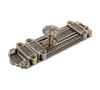 HEMOTON 1 Pc Brancher Vintage Porte Loquet Heavy Duty Porte Matériel Porte Coulissante Pêne Sécurité Targette Serrure à Pêne Coulissant Alliage De Zinc Bureau Porte En Alliage Démodé