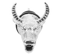 HEMOTON 1 Pc Guide des Vins Tête De Taureau Bouchon De Vin De Tête Verseurs De Cocktails Aérateur d'air De Vin Verser De Vins Olive Gonflable Bouchon De Conservation Alliage De Zinc