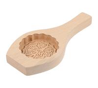 HEMOTON 1 Pc Moule Pâtisserie Mooncake Moule Lune Gateau Maker Lune Moule à Cake Moule à Gâteau De Lune Bricolage Dessert Moules Presseur De Gâteau De Lune en Bois L'automne 3D Muffin