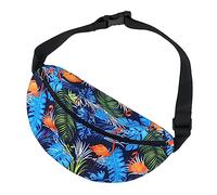 HEMOTON 1 Pièce de taille pochette pour téléphone à la taille poche de voyage en plein air poche de course de Blue