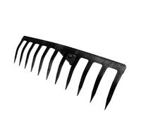 HEMOTON 1 pièce Râteau de Jardin Dents Outil Agricole pour Aérer et Détendre Sol pour Jardinage Désherbage