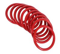 HEMOTON 10 Pièces Anneau de Remplacement Installation Facile Rouge en Silicone Compatible avec Modèles Populaires, Joint Torique Résistant la Chaleur pour Machine à Café
