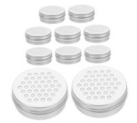 HEMOTON 10 Pièces Boîte en Aluminium Filetée Creuse Para Bocal Diffuseur Diffuseurs Boîtes De Conserve à Visser Formation Aux Odeurs De Chien Perles Parfumées Essuyer Bière