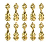 HEMOTON 10 Pièces Connecteurs Métalliques Trou de 4mm en Alliage de Zinc Accessoires Décoratifs Multifonctionnels pour Garde-corps en Verre pour Meubles et Chariots de Service