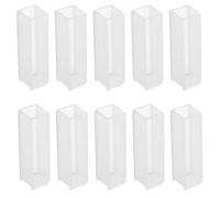 HEMOTON 10 Pièces Cuvette en Verre Optique 10mm pour Analyse Quantitative