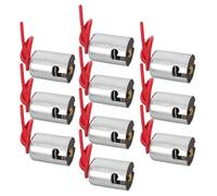 HEMOTON 10 Pièces Douille de Lampe de Voiture à Baïonnette Argentée en Alliage et Plastique, Compatible Feux de Clignotant et Feu Arrière, Installation Facile pour Remplacement Automobile