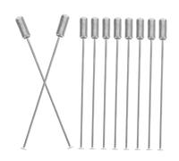 HEMOTON 10 pièces Épingles Broche Blanc K Cuivre pour Costume Décoration Accessoire DIY Boutonnière Hommes Mariage