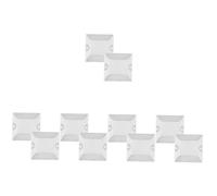 HEMOTON 10 pièces Marqueurs Routiers Réfléchissants Aluminium Indicateurs de Sécurisés pour Routes et Allées Réflecteurs Urgence Lumineux et Améliorant la Sécurité Routière