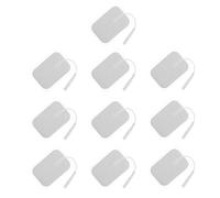 HEMOTON 10 pièces Patchs Électrodes Auto-adhésifs pour Thérapie Électrique Gel Conducteur Non Tissé Flexible Coussinets de Remplacement pour Massage Ems Auto-adhésif Sans Résidu Lot