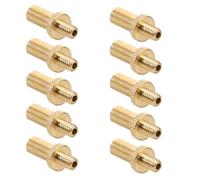 HEMOTON 10 Pièces Rallonge de Valve de Vélo Adaptateur de Mandrin à Air | Buse de Pompe à Air, Raccord de Tuyau de Gonflage, Portée Étendue, Joint Étanche, Usage Extérieur