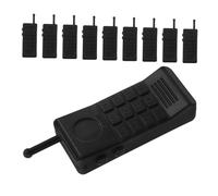 HEMOTON 10 pièces Set de Talkies Radios Garçon Fille pour Jeu de Rôle Policier Accessoires et Résistants pour Activités Intérieures et Extérieures