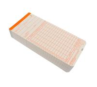 HEMOTON 100 Cartes D'enregistrement en Papier Beige pour Pointage Heure, Simple et Pratique, Police Résistante, Bureau et Entreprise