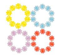HEMOTON 100 Perles Décoratives pour Rayons de Vélo Garçon et Filles Clips Faciles à Poser Accessoires Colorés pour Décoration de Roue Visibilité Renforcée Compatible avec Rayons