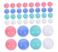 HEMOTON 100 pièces Balles Colorées pour Jeux Garçon Fille Boules Rondes pour Piscine à Balles Jouets Sûrs et Non Toxiques pour Activités Extérieures et Intérieures