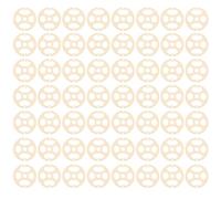 HEMOTON 100 Pièces Boucles De Réglage Des Sangles Élastiques Trou De Serrure Rochet Boucles Pour Siège Auto Boucles Pour Voiture Boucles De Réglage Simples Ajusteur Double Blanche