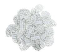 HEMOTON 100 Pièces Patch De Protection Auditive Anti-eau Protège-oreilles Pour La Bouclier De Lavage Des Cheveux De Bébé D'oreilles Transparent Membrane Pu Imperméable
