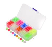 HEMOTON 1000 Pièces Kit Perles De Lumineuses Résistantes pour Mer Et Eau Douce Accessoires Polyvalents pour Montage Texas Rig Et Leurres Compact Et pour Pêcheurs Plein Air