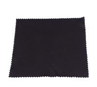 HEMOTON 100pièces Chiffons De Nettoyage pour Lunettes Téléphone Portable Chiffons Microfibres Double Face Noir Lot