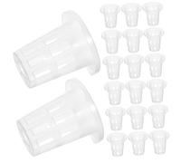 HEMOTON 100pièces Pots Filet Hydroponiques Plastiques Réutilisables Paniers Plantation sans Terre pour Balcon Jardin Serre