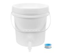 HEMOTON 10l Jerrican Robinet Plastique avec Portable d'eau en Blanc