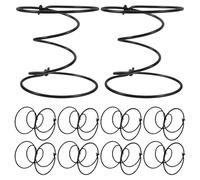 HEMOTON 10pcs Ressorts de Fixation pour Canapé et Matelas en Acier Noir, Structure Indépendante, Résistant la Déformation, Usage Polyvalent pour Maison et Bureau