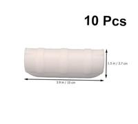 HEMOTON 10pièces Boucle à Pression Abs pour Accessoires de Serre Boucle à Clip pour Fixation de Filets Blanc Lot