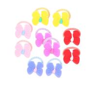 HEMOTON 10pièces Lot de Nœuds pour Cheveux De Chien Accessoires pour Cheveux De Chien pour Fêtes Occasions Spéciales