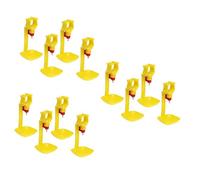 HEMOTON 12 Pièces Abreuvoir Automatique pour Poulets Gobelets Suspendus Plastique Jaune Système et Propre pour Volailles et