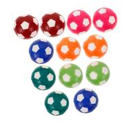 HEMOTON 12 Pièces Ballons de Football de Table Accessoires de Remplacement pour Mini Football de Bureau Compatible avec Jeux Sociaux Améliorez la Coordination Divertissement