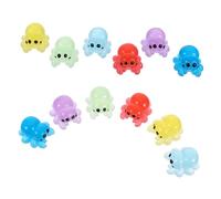 HEMOTON 12 pièces Figurines Miniatures Résine Lumineuses Araignée Décorations Micro Paysage pour Maison et Jardin Accessoires Halloween