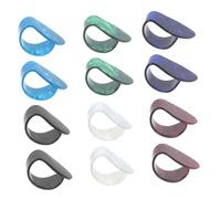HEMOTON 12 Pièces Médiators de Pouce Medium Accessoires pour Guitare Banjo Ukulélé et Pratique pour Musiciens de Fingerstyle