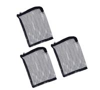 HEMOTON 12 Pièces Pochette Filtre Nylon avec Fermeture Cordon pour Filtration Étang Jardin Aquarium Noir et Réutilisable