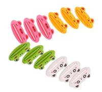 HEMOTON 12 Pièces Presse-dentifrice Enroulable Cartoon pour Garçon Fille Support Tube Plastique Portable Squeezeur Manuel pour Dentifrice Crème Mains et Cosmétique Facile à Utiliser et
