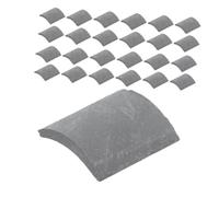 HEMOTON 120 Pièces Scale Fake Grey Bricks Dollhouse Roofing Accessories for Micro Landscape and Tiny House Model Building