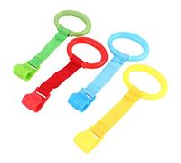 HEMOTON 12pièces Anneaux De Traction Pour Anneaux De Support Pour Apprentissage Marche Accessoire De Lit Pour Développement Moteur Et Coordination Pour Berceau Et Maison