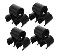 HEMOTON 12Pièces Pince pour Drapeau de Jardin Lot de Clips Vent Résistants Aux Intempéries Fixation Pratique pour Bannières de Jardin