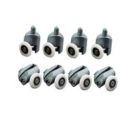 HEMOTON 12pièces Porte Coulissante Pour Roues Supérieures Et Roues Inférieures Pour Enclos De Accessoires De Remplacement Pour Système De Glissement