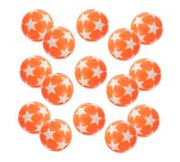 HEMOTON 15 Pièces Ballon Football de Table Orange Blanc Accessoires de Remplacement pour Football de Table Dintérieur