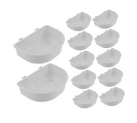 HEMOTON 15pièces Gamelle Suspendue pour Chien Et Chat Distributeur Eau Et Nourriture pour Cage Et Chenil Pratique pour Voyages Facile à Nettoyer