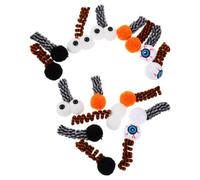 HEMOTON 16 Pièces Interactif en Peluche Spirale pour Chaton Œil Effrayant Halloween, Ressort en Métal Sûr pour Divertissement la Maison