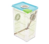 HEMOTON 1ensemble Boîte Alimentation Transparente pour Terrarium De Saut Araignée Habitat Reptile Enclos pour Espace De Reproduction Optimisé avec Ventilation Adéquate