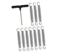 HEMOTON 1Ensemble Ressorts de Trampoline Galvanisé Accessoires Durables pour Trampolines Idéaux pour Remplacement et Utilisations