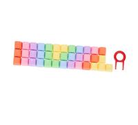HEMOTON 1ensemble Set De Keycaps Translucides Couleurs Arc-Ciel pour Claviers Mécaniques Accessoires Personnalisés pour Amateurs De Gaming
