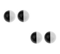 HEMOTON 2 Ensembles Noire Et Blanche Golf Balls Balançoire Entraînement Balle De Pratique Balles De Pratique Matériau Intérieur : Caoutchouc Synthétique 2 Pièces * 2