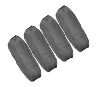 HEMOTON 2 Paires Manchons Imperméables Bras en Tpu Noir, Résistants à L'huile et Protecteurs, Longs et Épais Cuisine et Usage Industriel
