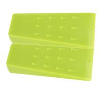 HEMOTON 2 pièces Abattage Plastique Vert Coin de Fendage pour Bûcheronnage Outil Portable pour Contrôle Directionnel de Arbre Jeu