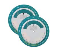 HEMOTON 2 pièces Bmi Body Index Wheel Wall-mounted Weight Calculator With Height Measurement And Accurate Bmi Tracking For Adult Diet Monitoring And Weight Control