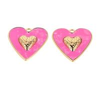 HEMOTON 2 pièces Breloques Pendentifs Cœur Acier Inoxydable Accessoires Légers pour Fabrication de Bijoux Pendentifs pour Bracelets et Colliers Amitié Fille