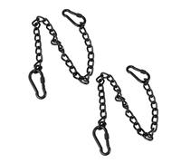 HEMOTON 2 Pièces Chaîne de Connexion à hamac Chaise hamac oscillante Acier Inoxydable Depuis Dehors Pendaison chaîne de Chaise Suspendue chaîne de de Frappe chaîne de hamacs Noir